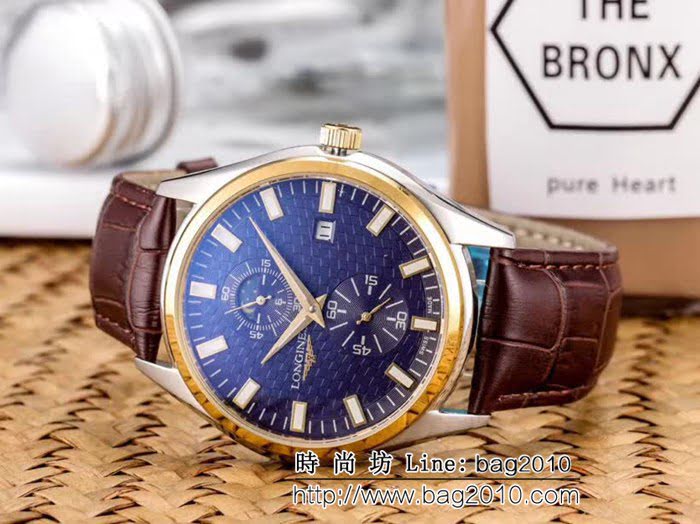 LONGINES浪琴 四針分離 全自動機械機精品男士腕表 WSS2221